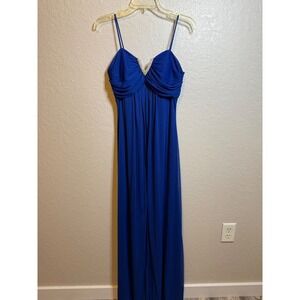 Fiesta Fashion Royal Blue Spaghetti Strap Maxi Dress Medium